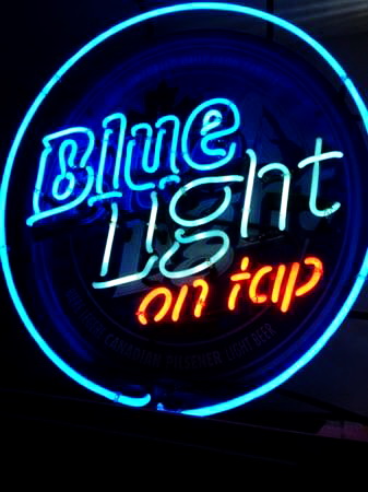 Labatt Blue Light On Tap Neon Sign